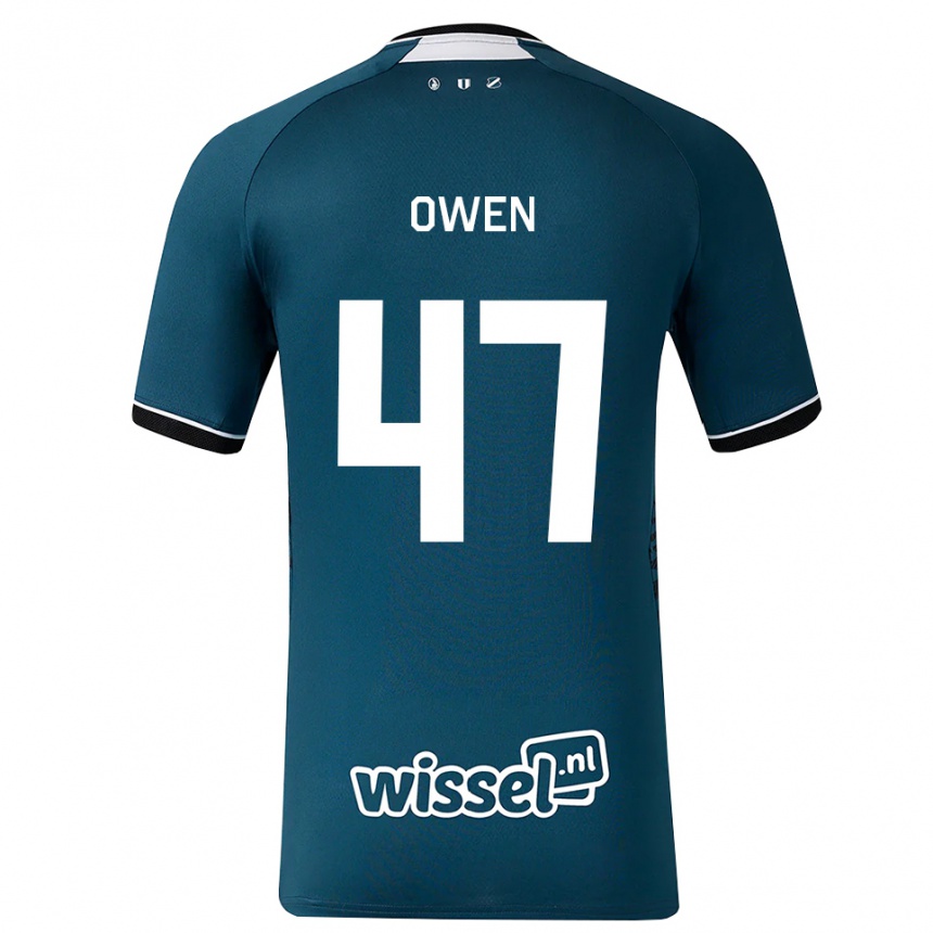 נשים כדורגל Emmanuel Owen #47 אפור כהה לבן הרחק ג'רזי 2026/27 נשים כדורגל Emmanuel Owen #47 אפור כהה לבן הרחק ג'רזי 2026/27