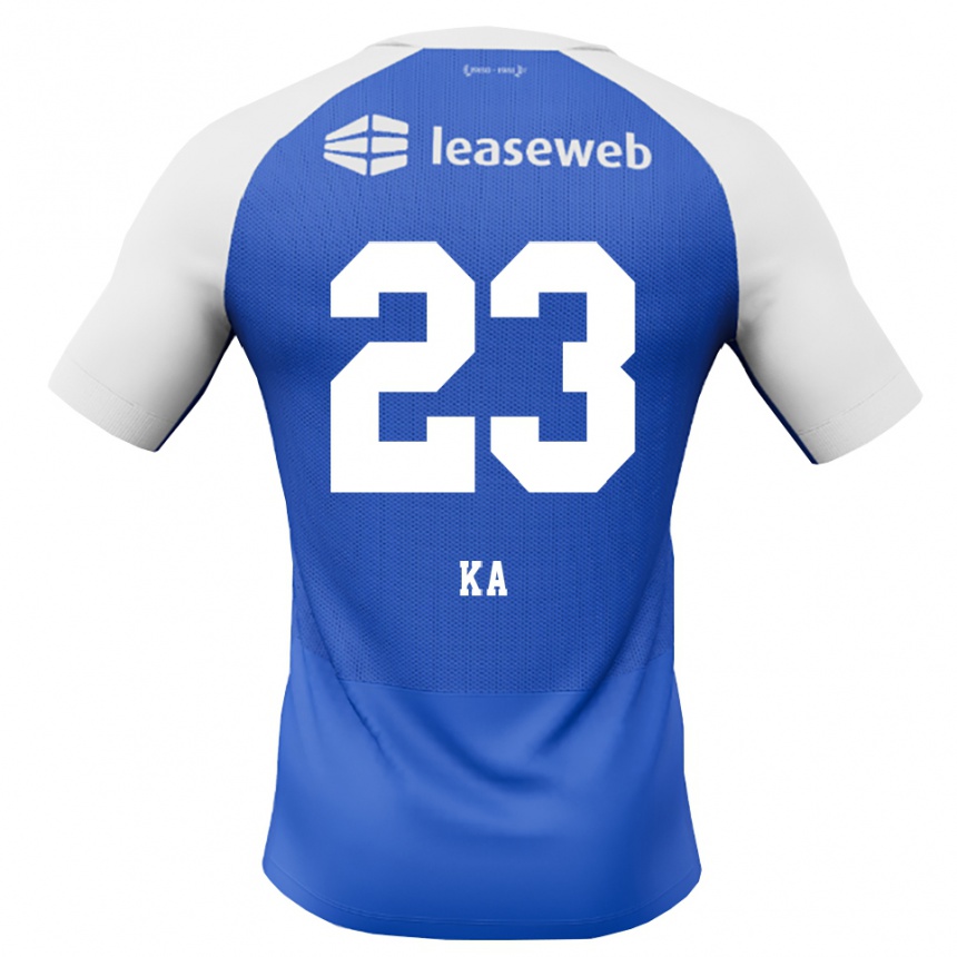 נשים כדורגל Ismail Ka #23 כחול דודוד אדום לבן הרחק ג'רזי 2026/27