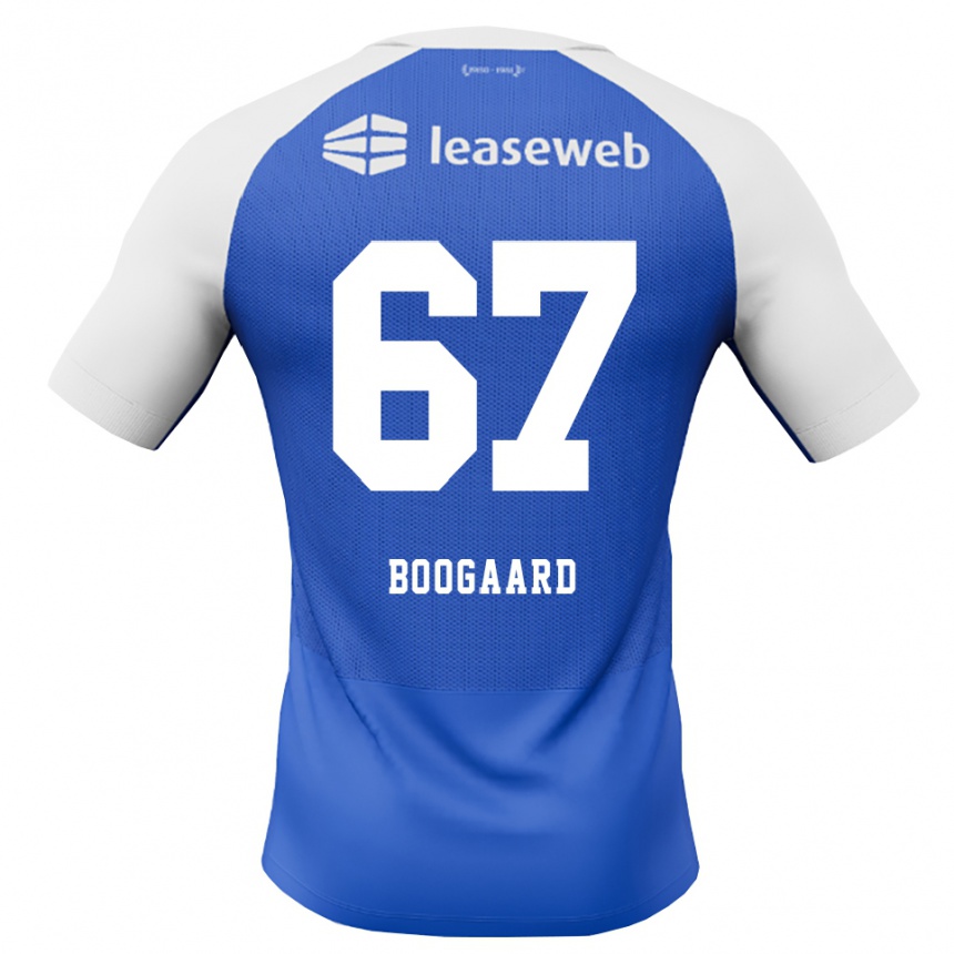 נשים כדורגל Kasper Boogaard #67 כחול דודוד אדום לבן הרחק ג'רזי 2026/27