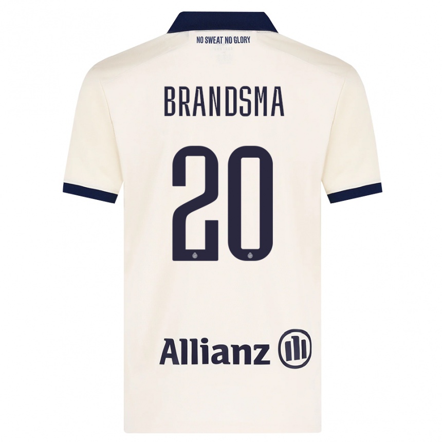 נשים כדורגל Ilke Brandsma #20 בז' שחור הרחק ג'רזי 2026/27