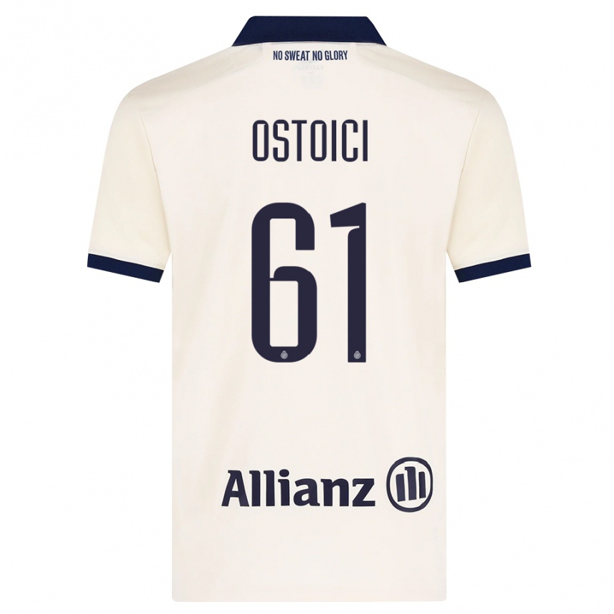 נשים כדורגל Stefan Ostoici #61 בז' שחור הרחק ג'רזי 2026/27