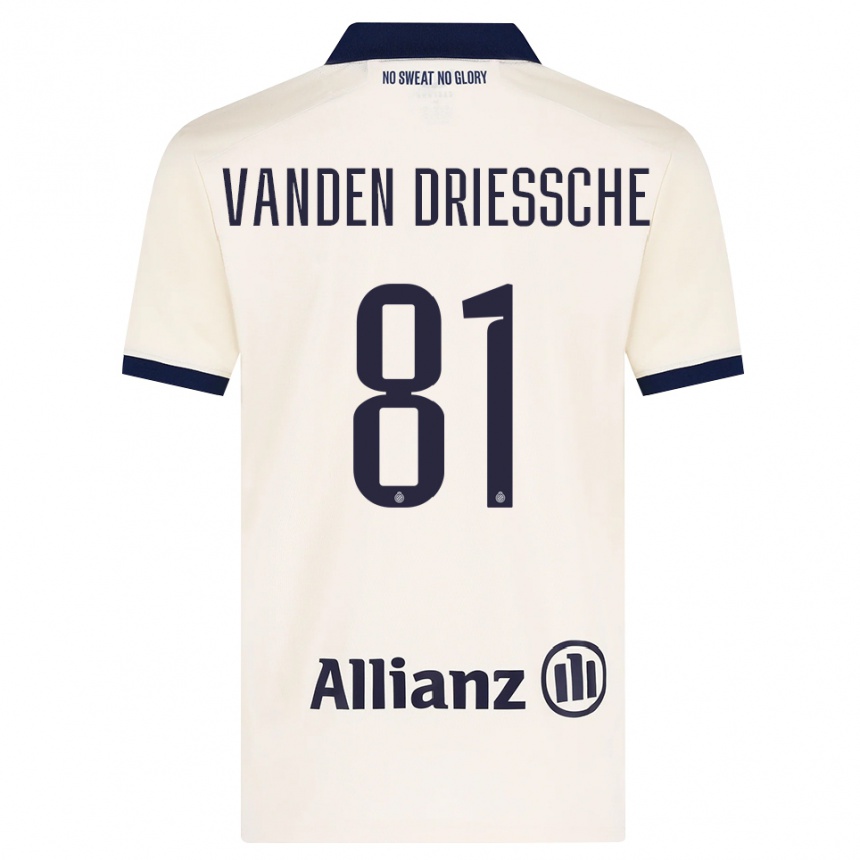 נשים כדורגל Argus Vanden Driessche #81 בז' שחור הרחק ג'רזי 2026/27