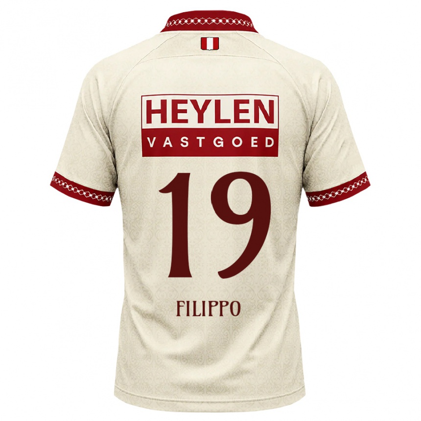 נשים כדורגל Niels Filippo #19 בז' אדום הרחק ג'רזי 2026/27