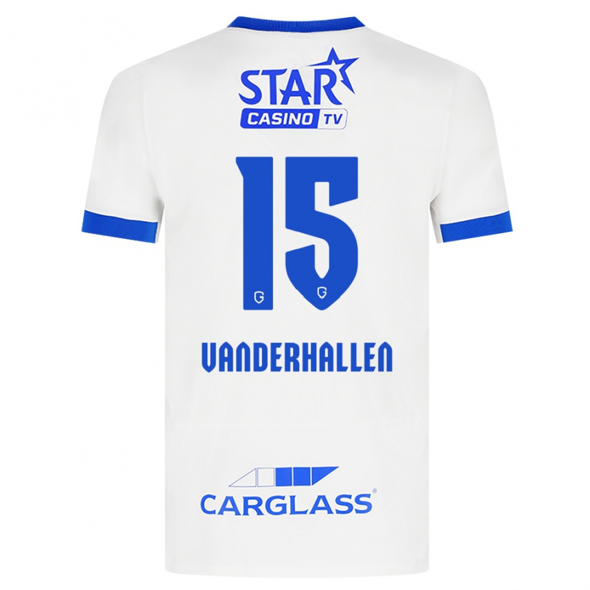 נשים כדורגל Yari Vanderhallen #15 לבן כחול הרחק ג'רזי 2026/27