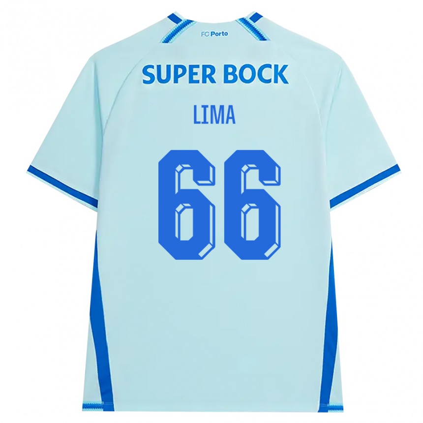 נשים כדורגל Bernardo Lima #66 ציאן בהיר כחול ג'רזי קיט שלישי 2026/27