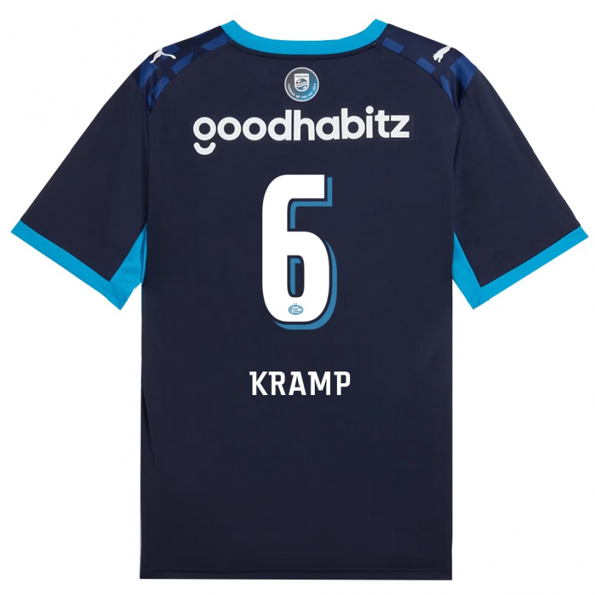 נשים כדורגל Michael Kramp #6 כחול דודוד כחול רויאל ג'רזי קיט שלישי 2026/27
