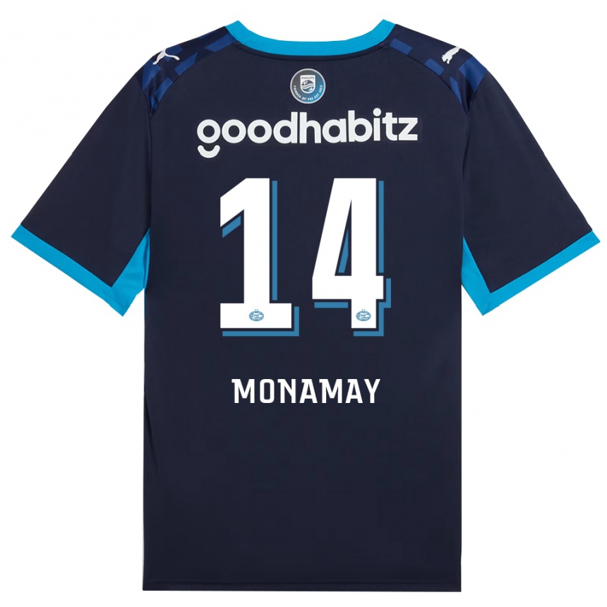 נשים כדורגל Madi Monamay #14 כחול דודוד כחול רויאל ג'רזי קיט שלישי 2026/27