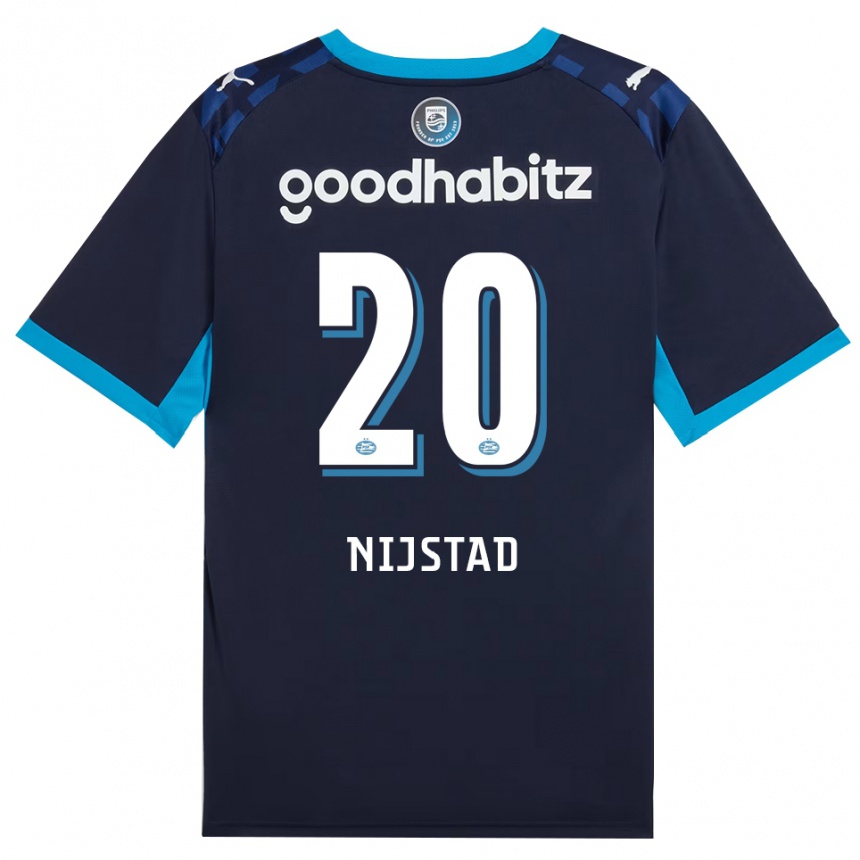 נשים כדורגל Nina Nijstad #20 כחול דודוד כחול רויאל ג'רזי קיט שלישי 2026/27