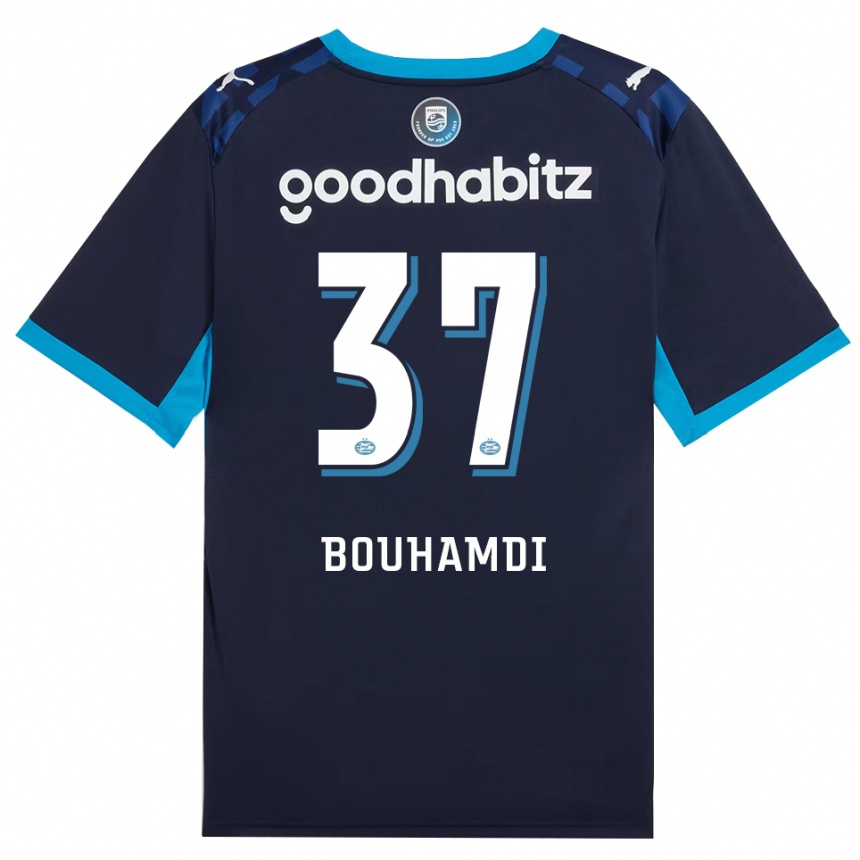 נשים כדורגל Amir Bouhamdi #37 כחול דודוד כחול רויאל ג'רזי קיט שלישי 2026/27