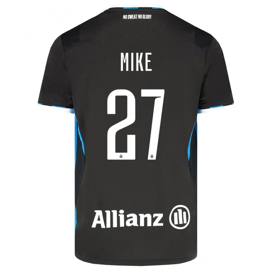 נשים כדורגל Wisdom Mike #27 שחור אדום כחול ג'רזי ביתית 2026/27