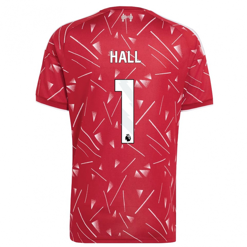 ילדים כדורגל Bailey Hall #1 לבן אדום ג'רזי ביתית 2026/27