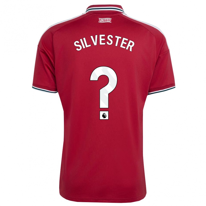 ילדים כדורגל Pharell Silvester #0 אדום צהוב לבן ג'רזי ביתית 2026/27