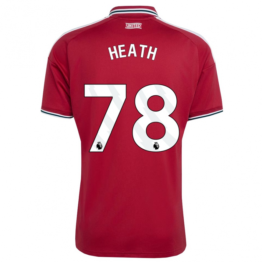 ילדים כדורגל Fred Heath #78 אדום צהוב לבן ג'רזי ביתית 2026/27 ילדים כדורגל Fred Heath #78 אדום צהוב לבן ג'רזי ביתית 2026/27