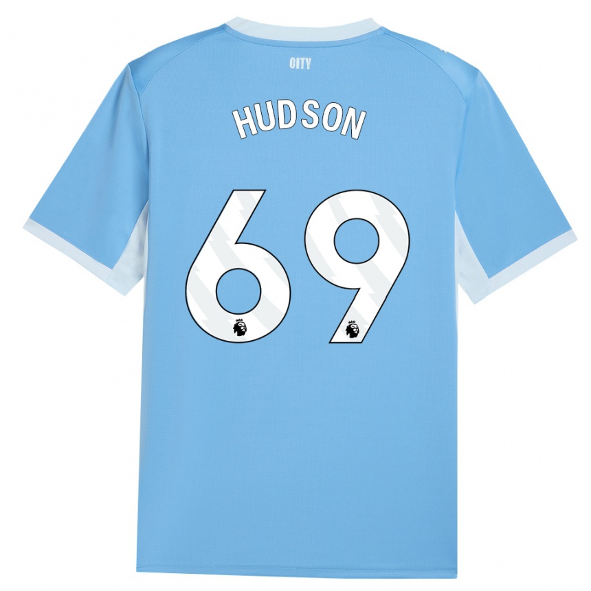 ילדים כדורגל Max Hudson #69 כחול שמיים בהיר לבן ג'רזי ביתית 2026/27 ילדים כדורגל Max Hudson #69 כחול שמיים בהיר לבן ג'רזי ביתית 2026/27