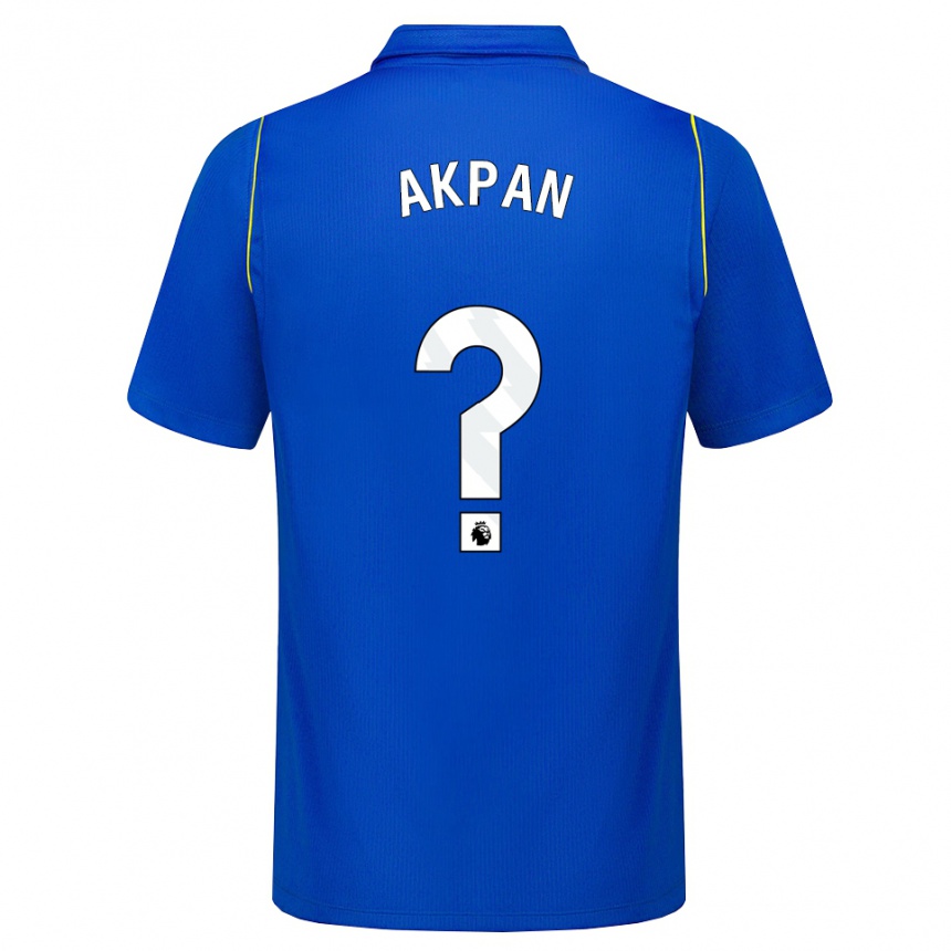 ילדים כדורגל אשאנטי אקפן #0 כחול צהוב ג'רזי ביתית 2026/27