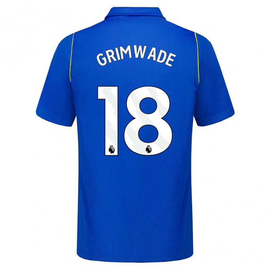 ילדים כדורגל Heze Grimwade #18 כחול צהוב ג'רזי ביתית 2026/27 ילדים כדורגל Heze Grimwade #18 כחול צהוב ג'רזי ביתית 2026/27