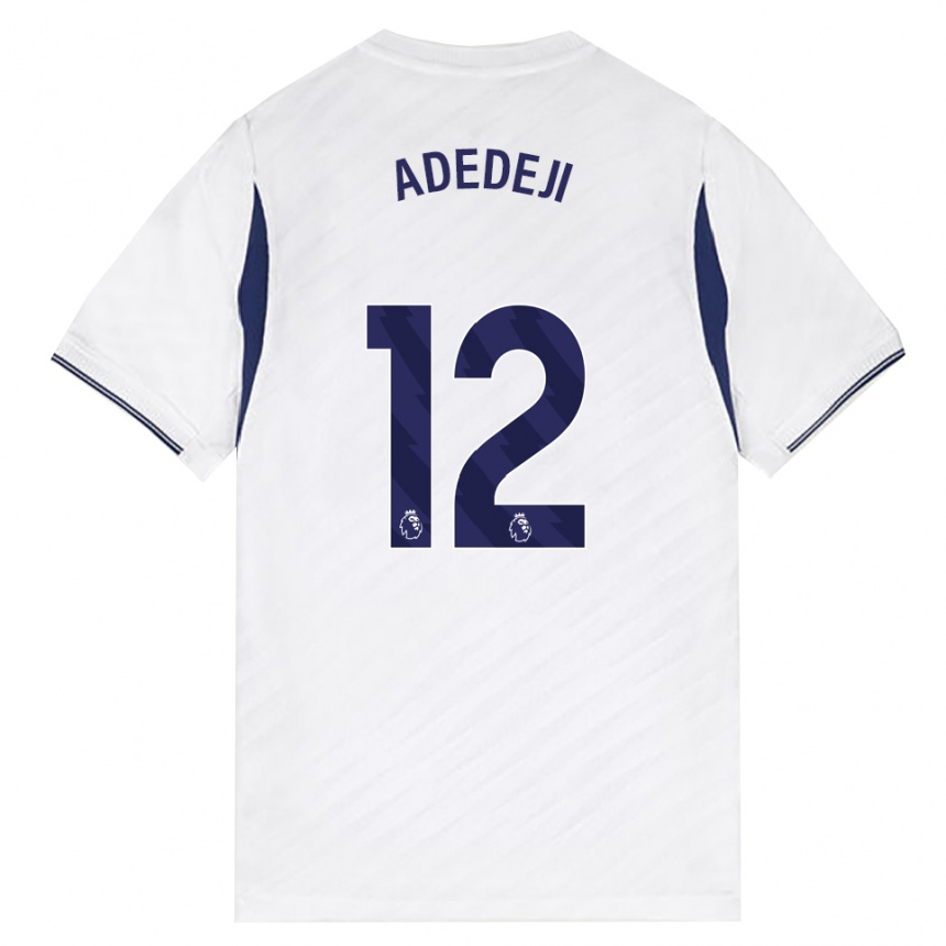 ילדים כדורגל Maxwell Adedeji #12 לבן אדום סגול ג'רזי ביתית 2026/27 ילדים כדורגל Maxwell Adedeji #12 לבן אדום סגול ג'רזי ביתית 2026/27