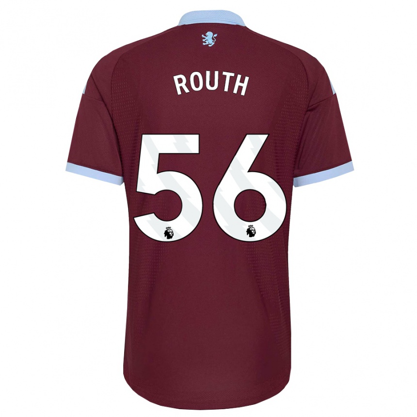 ילדים כדורגל Leon Routh #56 כחול קורנפלאוור בורדו ג'רזי ביתית 2026/27