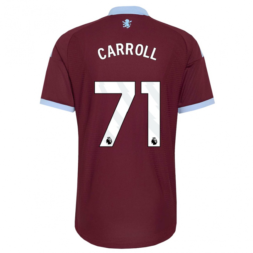 ילדים כדורגל Tj Carroll #71 כחול קורנפלאוור בורדו ג'רזי ביתית 2026/27