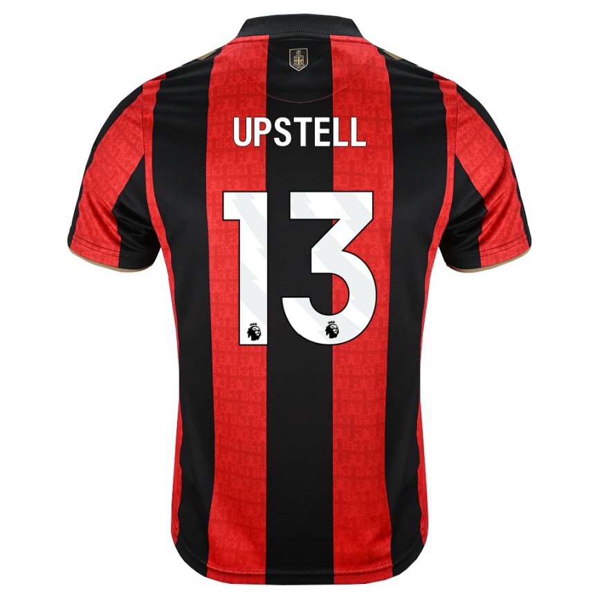 ילדים כדורגל Will Upstell #13 זהב אדום שחור ג'רזי ביתית 2026/27