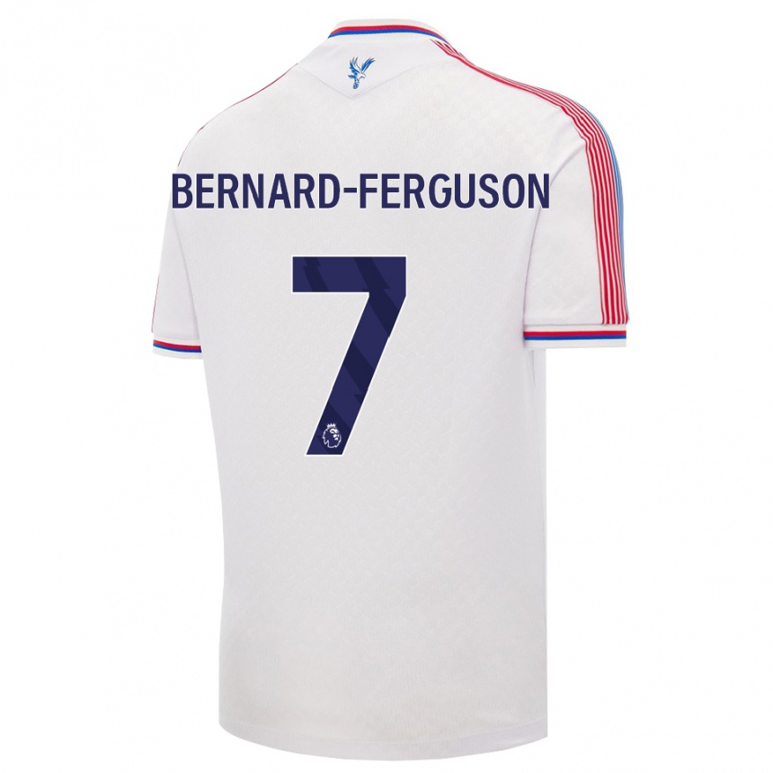 ילדים כדורגל Makai Bernard-Ferguson #7 לבן אדום כחול ג'רזי ביתית 2026/27