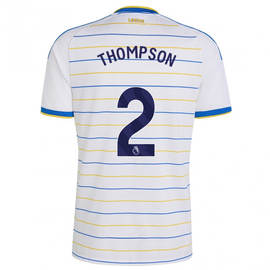 ילדים כדורגל Aiden Thompson #2 אדום צהוב כחול ג'רזי ביתית 2026/27