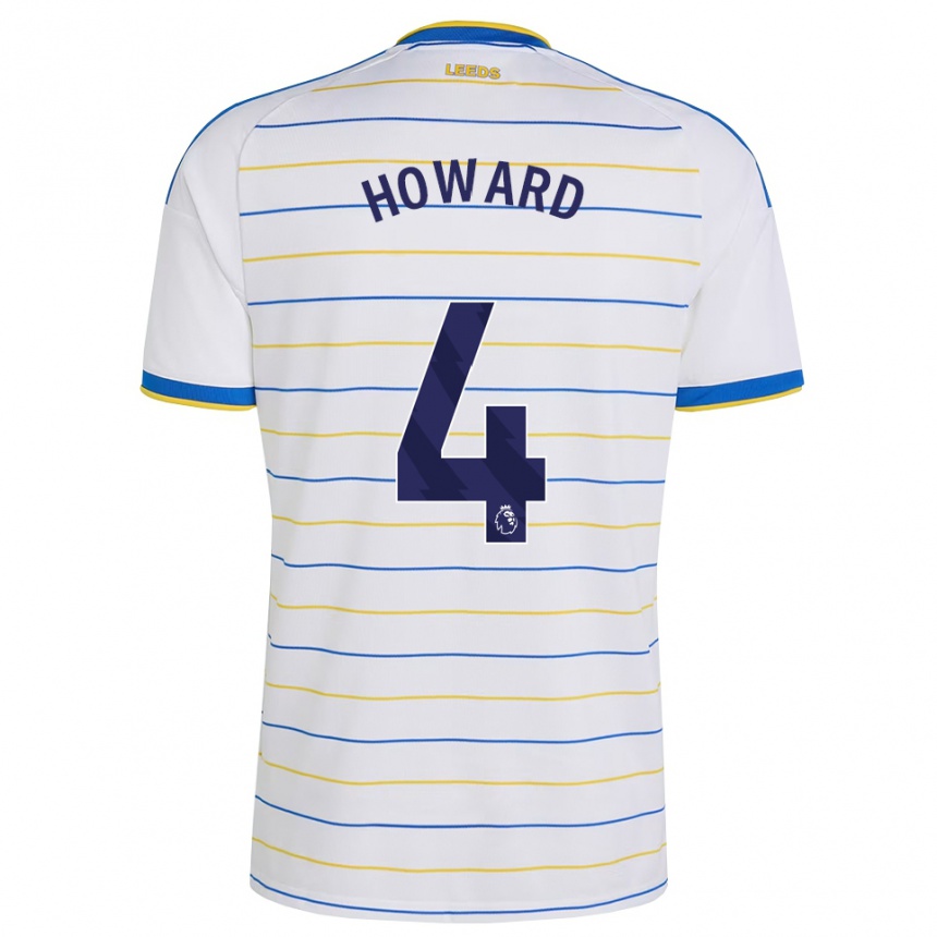 ילדים כדורגל Jacob Howard #4 אדום צהוב כחול ג'רזי ביתית 2026/27