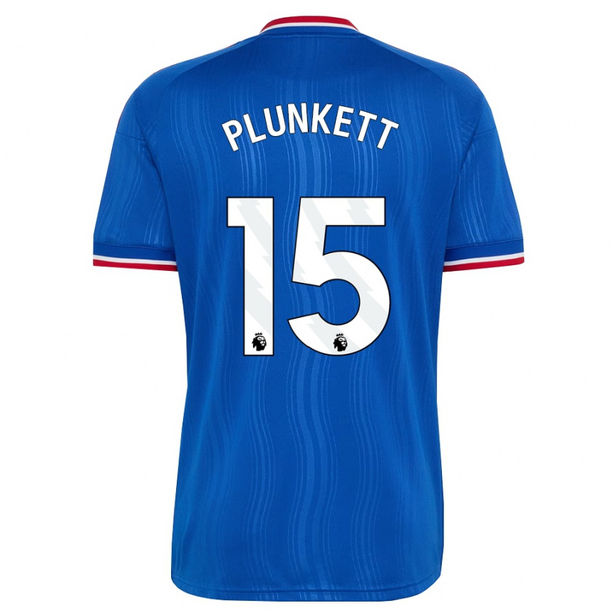 ילדים כדורגל Dante Plunkett #15 כחול לבן אדום הרחק ג'רזי 2026/27