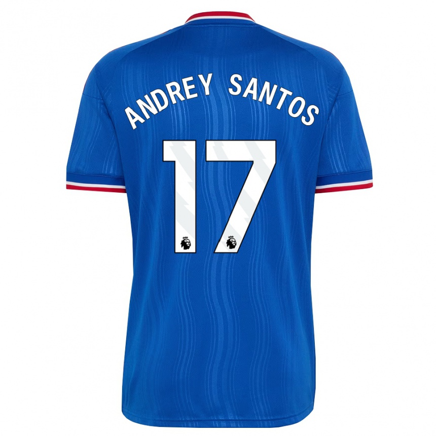 ילדים כדורגל אנדריי סנטוס #17 כחול לבן אדום הרחק ג'רזי 2026/27
