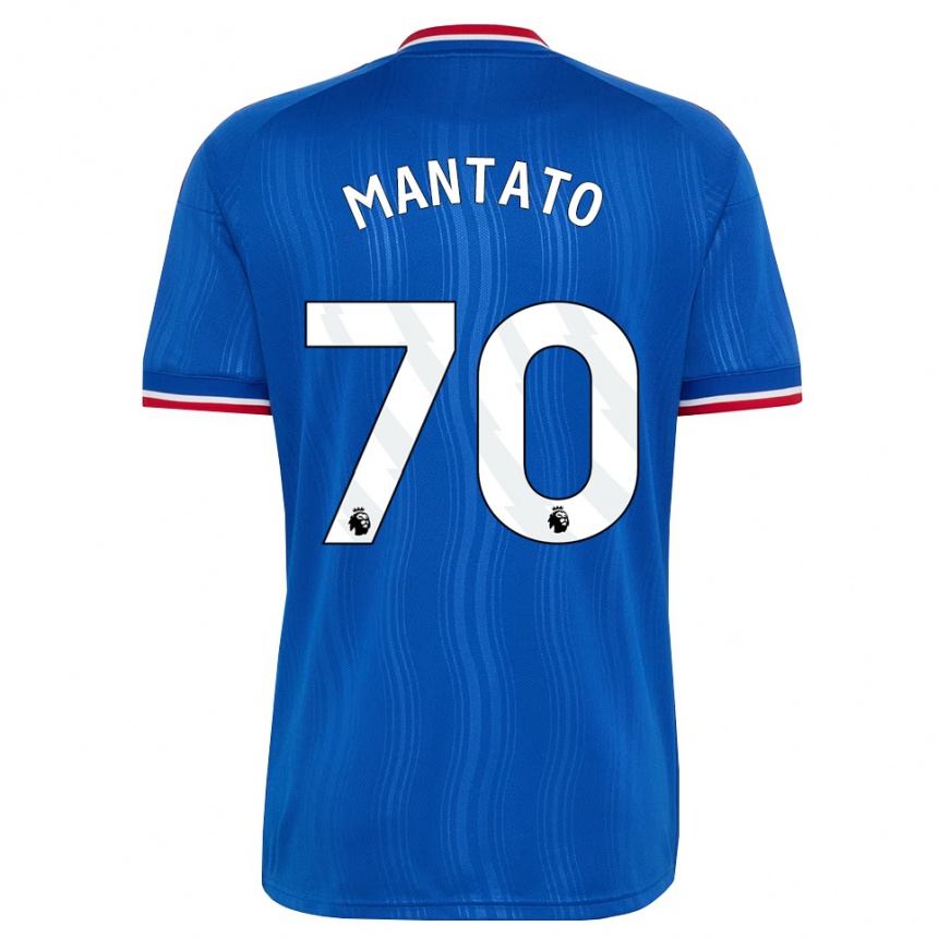 ילדים כדורגל Bendito Mantato #70 כחול לבן אדום הרחק ג'רזי 2026/27
