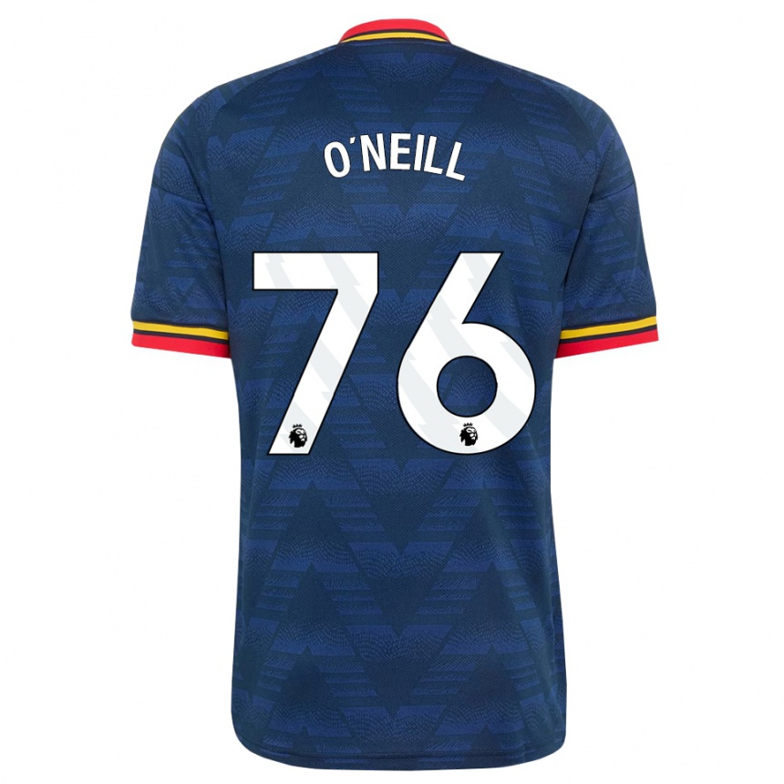 ילדים כדורגל מורשה אוניל #76 כחול חצות צהוב אדום הרחק ג'רזי 2026/27