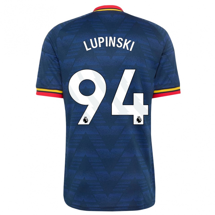 ילדים כדורגל Remi Lupinski #94 כחול חצות צהוב אדום הרחק ג'רזי 2026/27