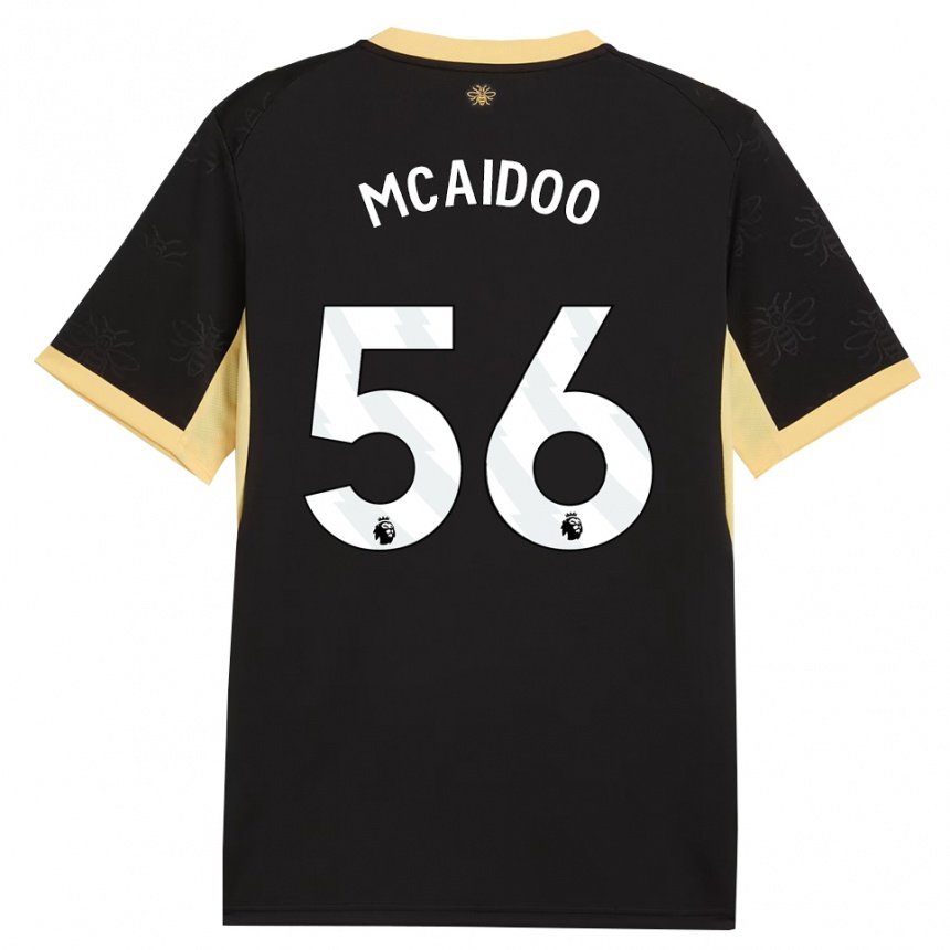 ילדים כדורגל Ryan Mcaidoo #56 שחור צהוב הרחק ג'רזי 2026/27 ילדים כדורגל Ryan Mcaidoo #56 שחור צהוב הרחק ג'רזי 2026/27