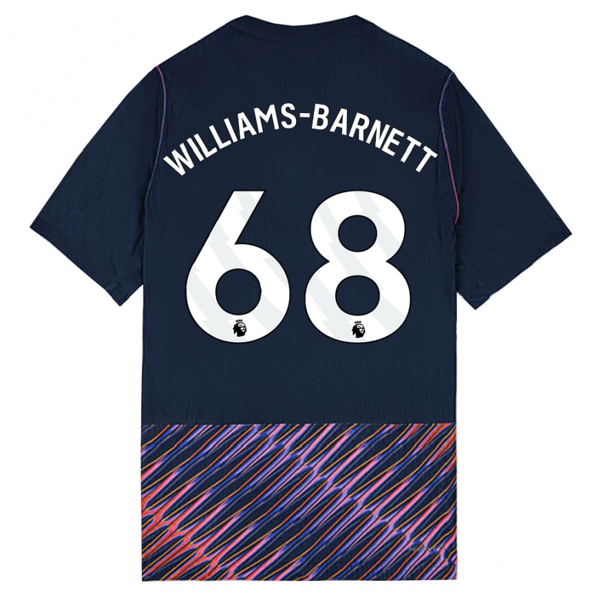 ילדים כדורגל Lucá Williams-Barnett #68 כחול רויאל לבן הרחק ג'רזי 2026/27