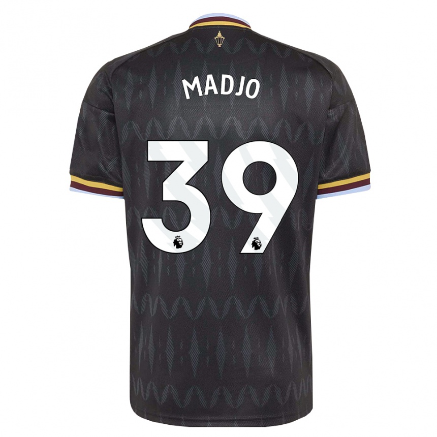 ילדים כדורגל Brian Madjo #39 כחול קורנפלאוור שחור צהוב הרחק ג'רזי 2026/27