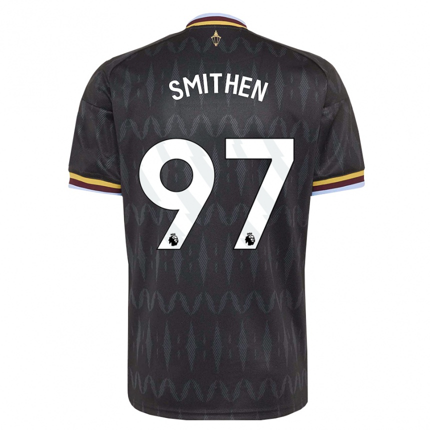 ילדים כדורגל Tay'veon Smithen #97 כחול קורנפלאוור שחור צהוב הרחק ג'רזי 2026/27