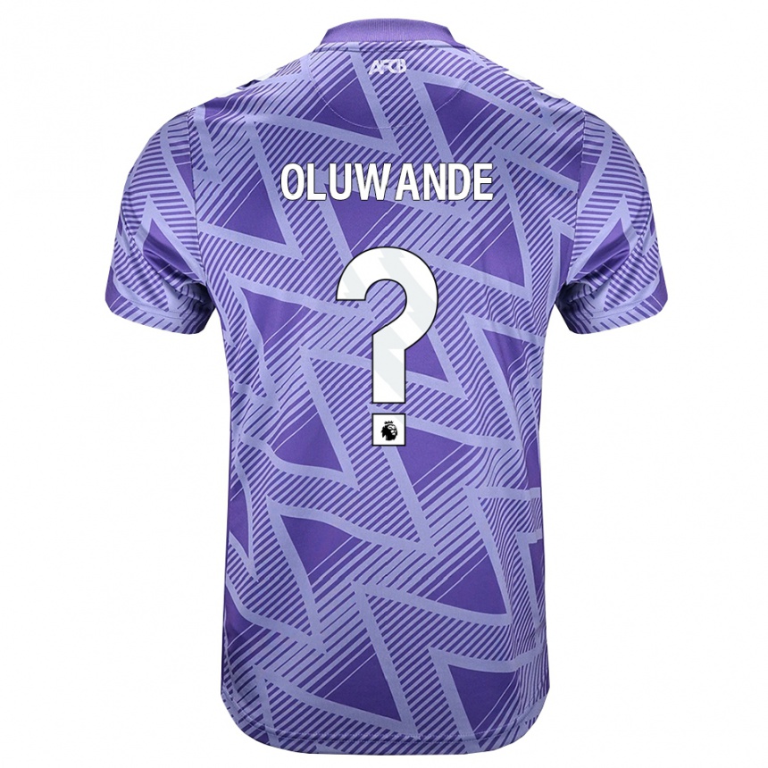 ילדים כדורגל Adrian Oluwande #0 ורוד בהיר מאוד לבן הרחק ג'רזי 2026/27