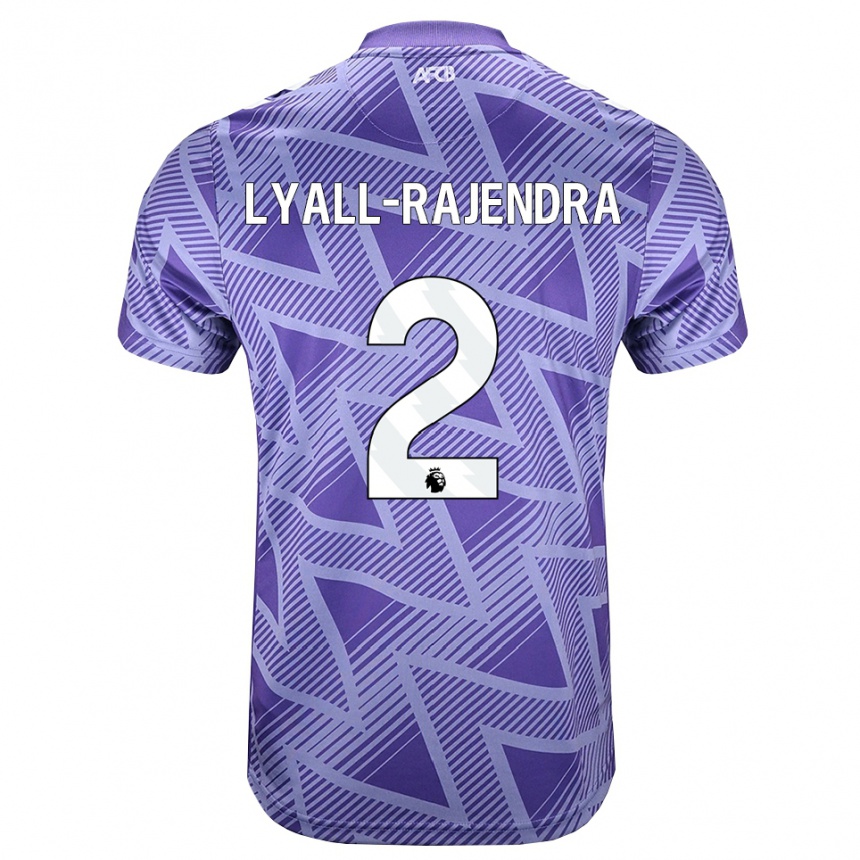 ילדים כדורגל Max Lyall-Rajendra #2 ורוד בהיר מאוד לבן הרחק ג'רזי 2026/27
