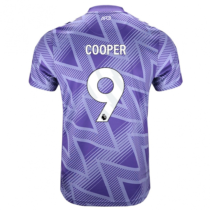 ילדים כדורגל Lucy Cooper #9 ורוד בהיר מאוד לבן הרחק ג'רזי 2026/27