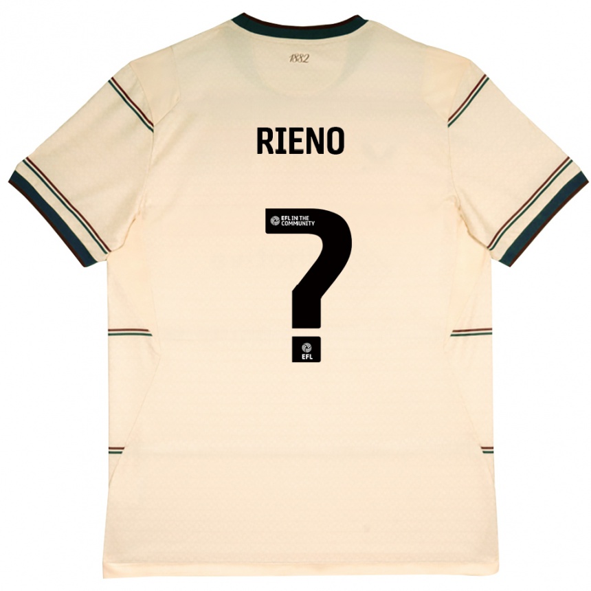 ילדים כדורגל Basilio Rieno #0 בז' בורדו הרחק ג'רזי 2026/27