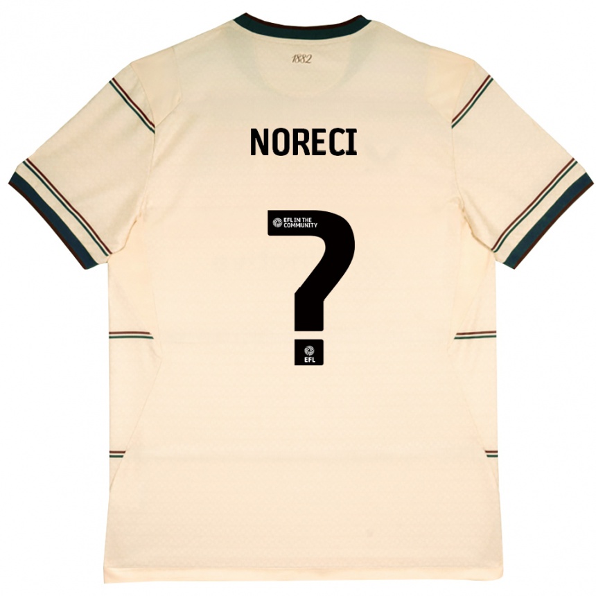 ילדים כדורגל Jamie Noreci #0 בז' בורדו הרחק ג'רזי 2026/27