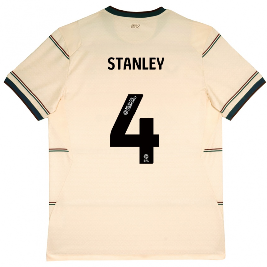 ילדים כדורגל Michael Stanley #4 בז' בורדו הרחק ג'רזי 2026/27