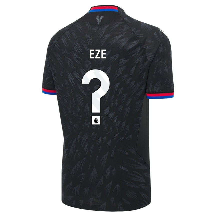 ילדים כדורגל Chimaechi Eze #0 שחור כחול אדום הרחק ג'רזי 2026/27