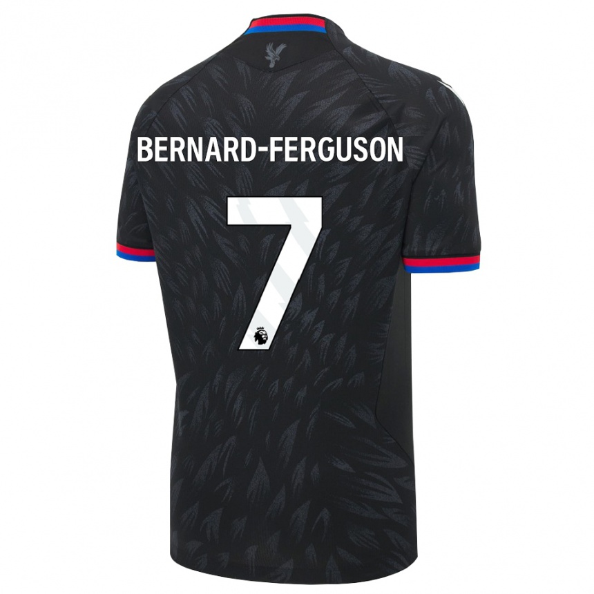 ילדים כדורגל Makai Bernard-Ferguson #7 שחור כחול אדום הרחק ג'רזי 2026/27
