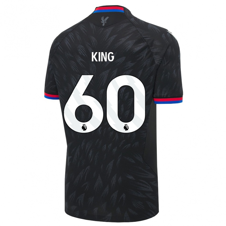ילדים כדורגל George King #60 שחור כחול אדום הרחק ג'רזי 2026/27