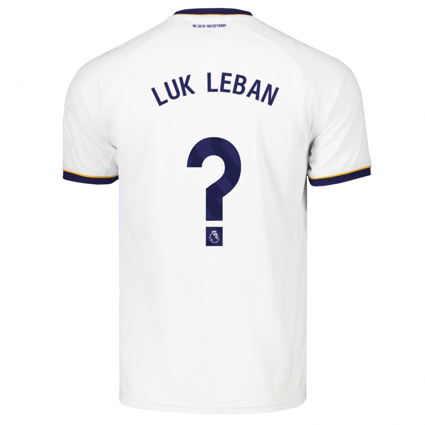 ילדים כדורגל Zan Luk Leban #0 כחול חצות לבן צהוב הרחק ג'רזי 2026/27