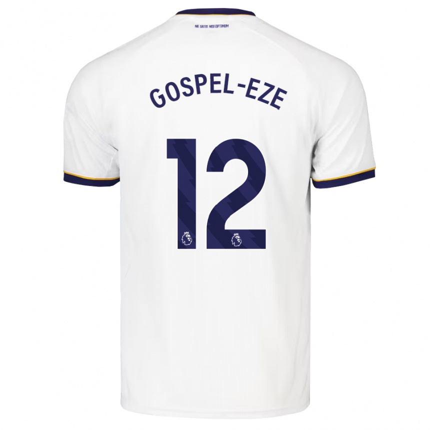 ילדים כדורגל Goodness Gospel-Eze #12 כחול חצות לבן צהוב הרחק ג'רזי 2026/27