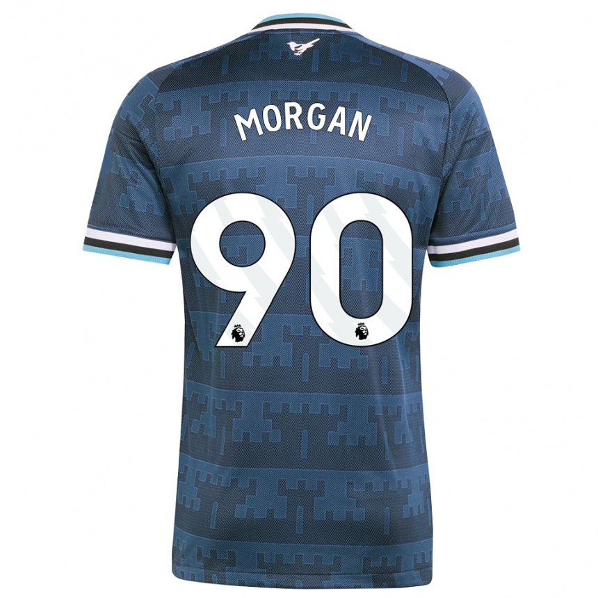 ילדים כדורגל Noah Morgan #90 צהוב שחור כחול הרחק ג'רזי 2026/27 ילדים כדורגל Noah Morgan #90 צהוב שחור כחול הרחק ג'רזי 2026/27
