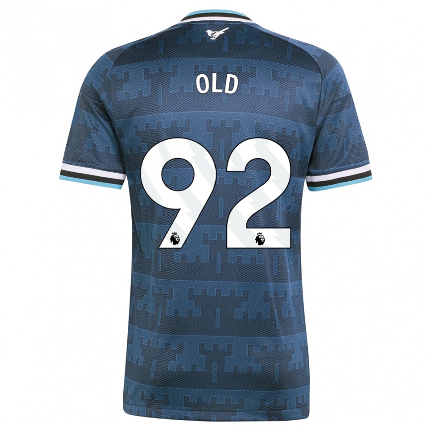 ילדים כדורגל Thomas Old #92 צהוב שחור כחול הרחק ג'רזי 2026/27 ילדים כדורגל Thomas Old #92 צהוב שחור כחול הרחק ג'רזי 2026/27