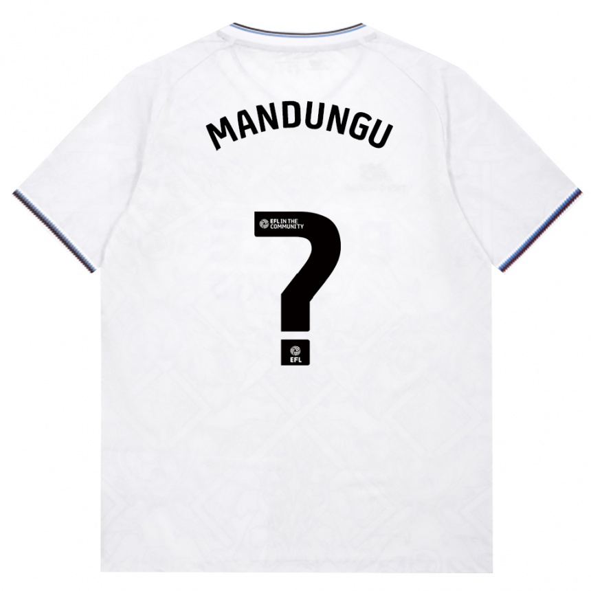 ילדים כדורגל Christlife Mandungu #0 בורדו לבן הרחק ג'רזי 2026/27